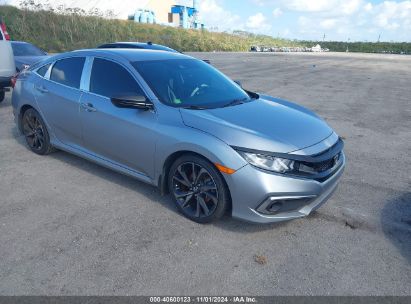 Lot #2995282781 2020 HONDA CIVIC SPORT