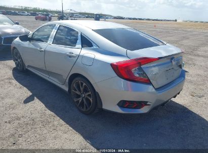 Lot #2995282781 2020 HONDA CIVIC SPORT