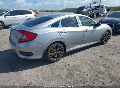 Lot #2995282781 2020 HONDA CIVIC SPORT