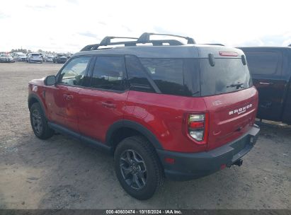 Lot #3005349320 2021 FORD BRONCO SPORT BADLANDS