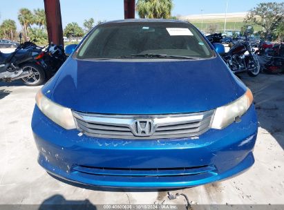 Lot #2995299060 2012 HONDA CIVIC SDN LX