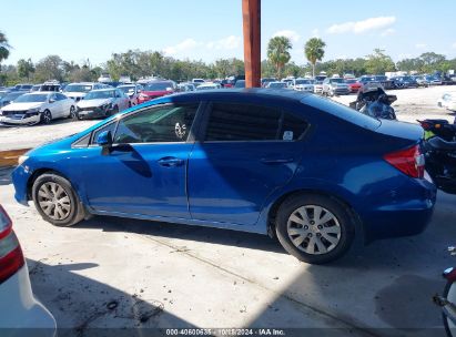 Lot #2995299060 2012 HONDA CIVIC SDN LX