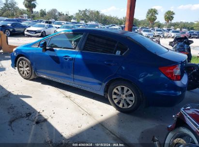 Lot #2995299060 2012 HONDA CIVIC SDN LX