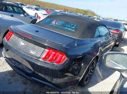 Lot #2992824022 2021 FORD MUSTANG ECOBOOST PREMIUM