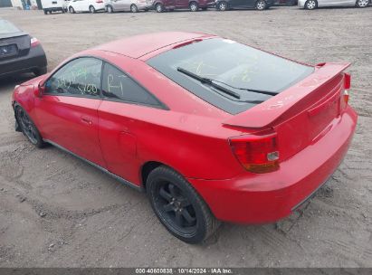 Lot #2995299051 2002 TOYOTA CELICA GT