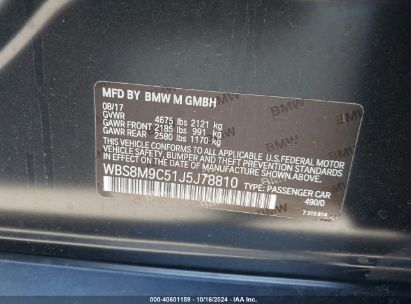 Lot #2992833766 2018 BMW M3 CS