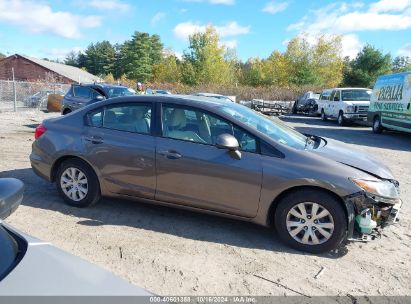 Lot #3037131197 2012 HONDA CIVIC LX