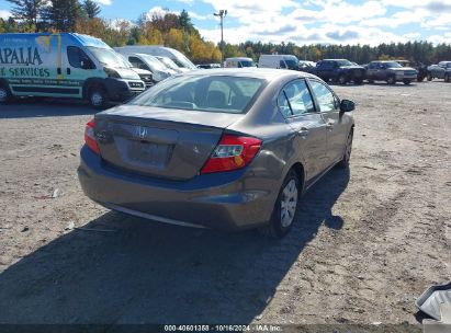 Lot #3037131197 2012 HONDA CIVIC LX