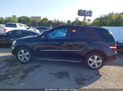 Lot #3035086286 2009 MERCEDES-BENZ ML 350 4MATIC