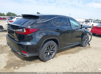 Lot #2990348692 2022 LEXUS RX 350 F SPORT HANDLING