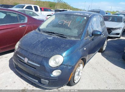 Lot #2992823966 2015 FIAT 500 POP