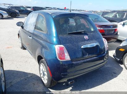 Lot #2992823966 2015 FIAT 500 POP