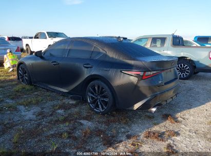 Lot #3037526969 2022 LEXUS IS 350 F SPORT