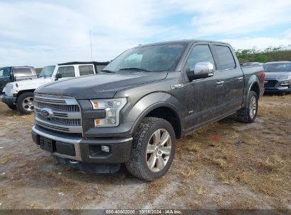 Lot #2991586779 2015 FORD F-150 PLATINUM