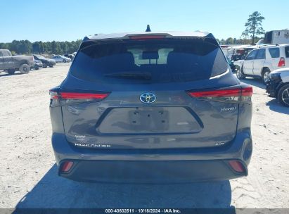 Lot #2995298960 2021 TOYOTA HIGHLANDER HYBRID XLE