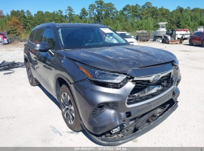 Lot #2995298960 2021 TOYOTA HIGHLANDER HYBRID XLE