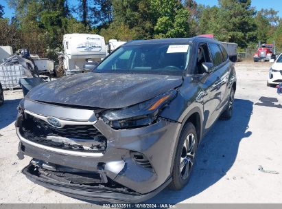 Lot #2995298960 2021 TOYOTA HIGHLANDER HYBRID XLE