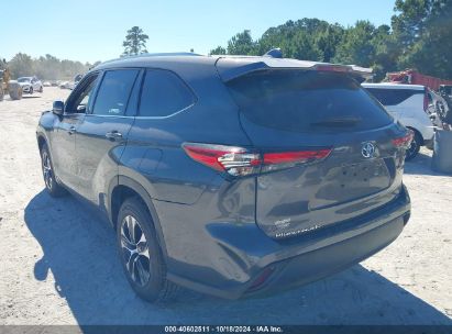 Lot #2995298960 2021 TOYOTA HIGHLANDER HYBRID XLE