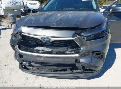 Lot #2995298960 2021 TOYOTA HIGHLANDER HYBRID XLE