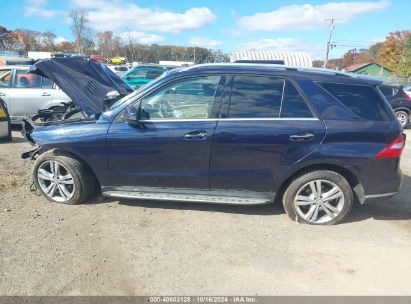 Lot #3006594330 2015 MERCEDES-BENZ ML 350 4MATIC