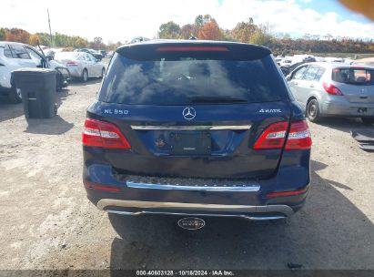 Lot #3006594330 2015 MERCEDES-BENZ ML 350 4MATIC