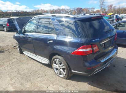 Lot #3006594330 2015 MERCEDES-BENZ ML 350 4MATIC