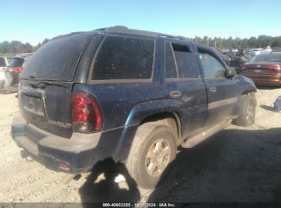 Lot #2990356805 2004 CHEVROLET TRAILBLAZER LS