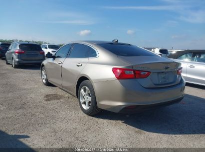 Lot #3037548104 2022 CHEVROLET MALIBU FWD LS