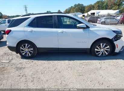 Lot #2990356799 2022 CHEVROLET EQUINOX FWD LT