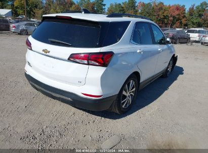 Lot #2990356799 2022 CHEVROLET EQUINOX FWD LT