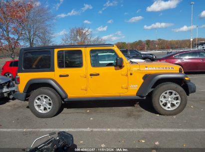 Lot #2992824417 2021 JEEP WRANGLER UNLIMITED ISLANDER 4X4