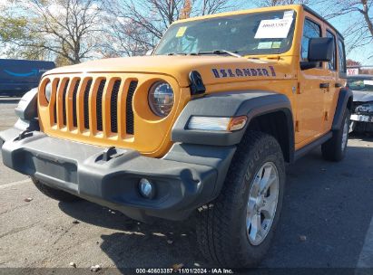 Lot #2992824417 2021 JEEP WRANGLER UNLIMITED ISLANDER 4X4