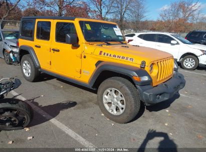 Lot #2992824417 2021 JEEP WRANGLER UNLIMITED ISLANDER 4X4