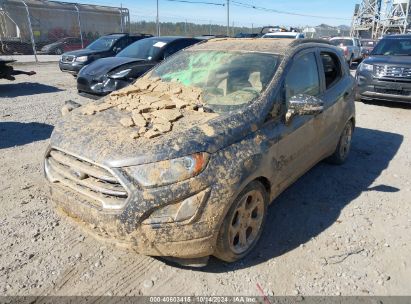 Lot #2990356798 2021 FORD ECOSPORT SE