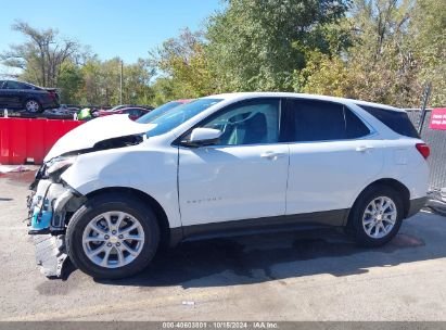 Lot #2994067989 2020 CHEVROLET EQUINOX FWD LT 1.5L TURBO