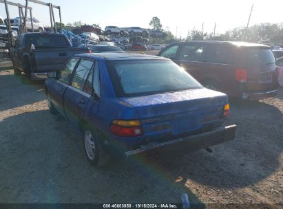 Lot #2997775589 1991 FORD ESCORT LX