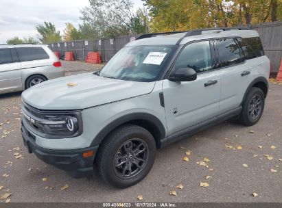 Lot #2991586859 2022 FORD BRONCO SPORT BIG BEND