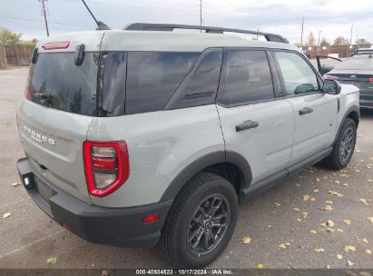 Lot #2991586859 2022 FORD BRONCO SPORT BIG BEND