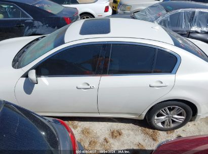 Lot #2995298691 2010 INFINITI G37X