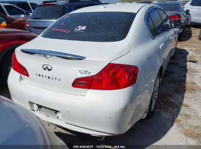 Lot #2995298691 2010 INFINITI G37X