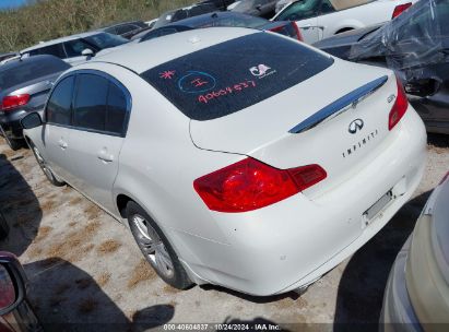 Lot #2995298691 2010 INFINITI G37X