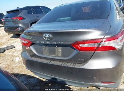 Lot #2992824300 2018 TOYOTA CAMRY LE