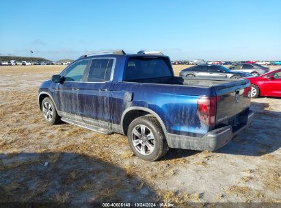 Lot #2992824282 2017 HONDA RIDGELINE RTL-T