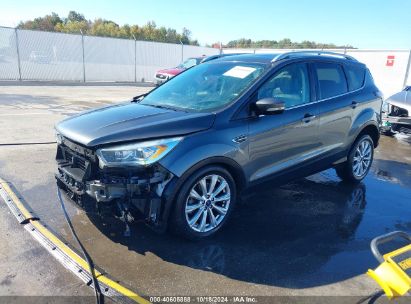 Lot #3034472436 2018 FORD ESCAPE TITANIUM