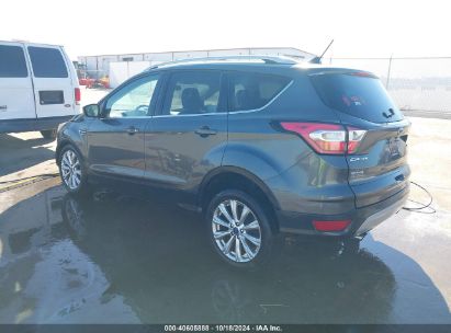 Lot #3034472436 2018 FORD ESCAPE TITANIUM