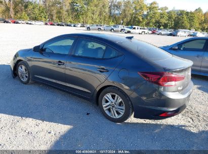 Lot #3006596078 2020 HYUNDAI ELANTRA SEL