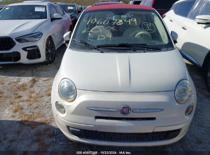 Lot #2992824373 2012 FIAT 500C POP