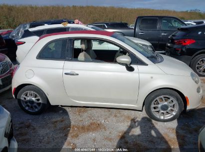 Lot #2992824373 2012 FIAT 500C POP