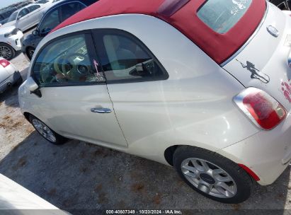 Lot #2992824373 2012 FIAT 500C POP