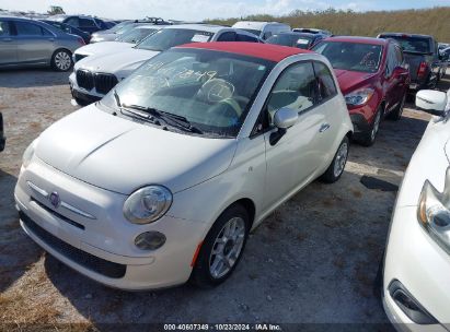 Lot #2992824373 2012 FIAT 500C POP